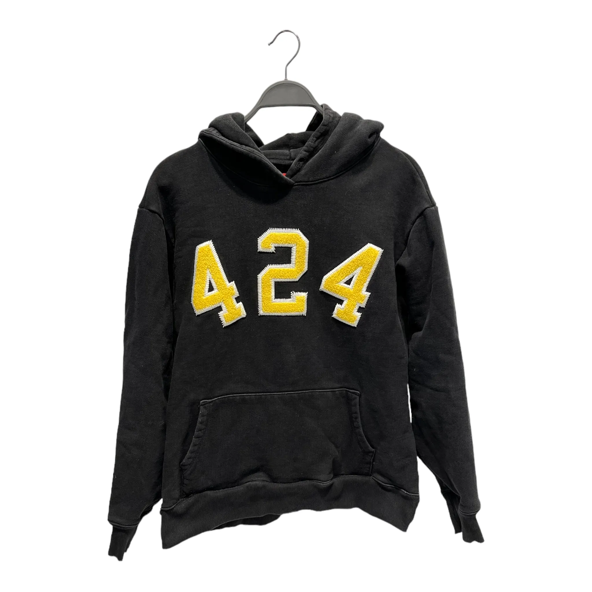 424(FourTwoFour)/Hoodie/XL/Cotton/BLK/424 embroidered