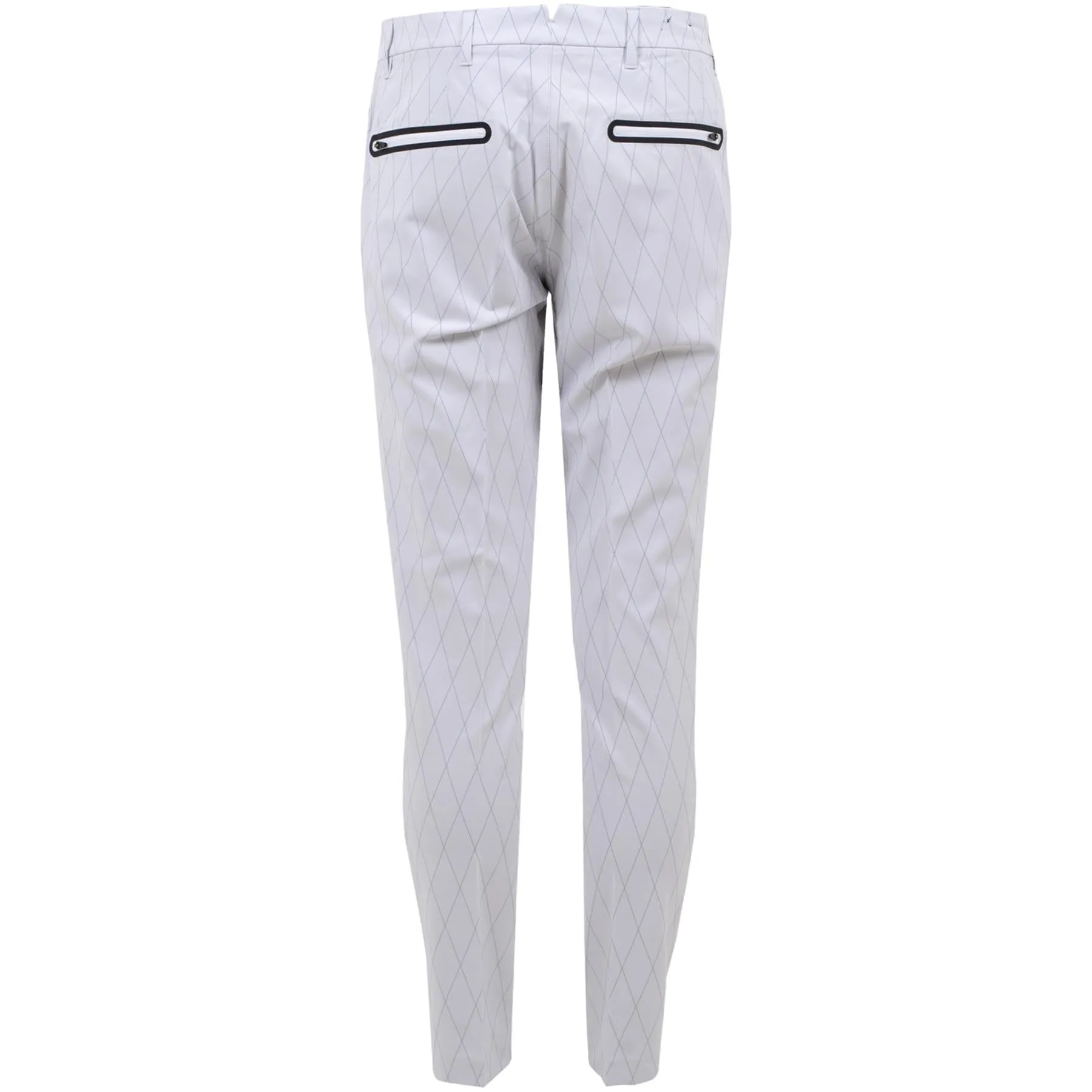 Active Argyle Double Weave Pant White - SU22