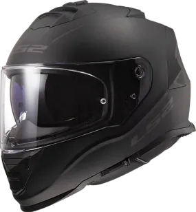 Assault Solid Full Face Motorcycle Helmet W/ SunShield Matte Black