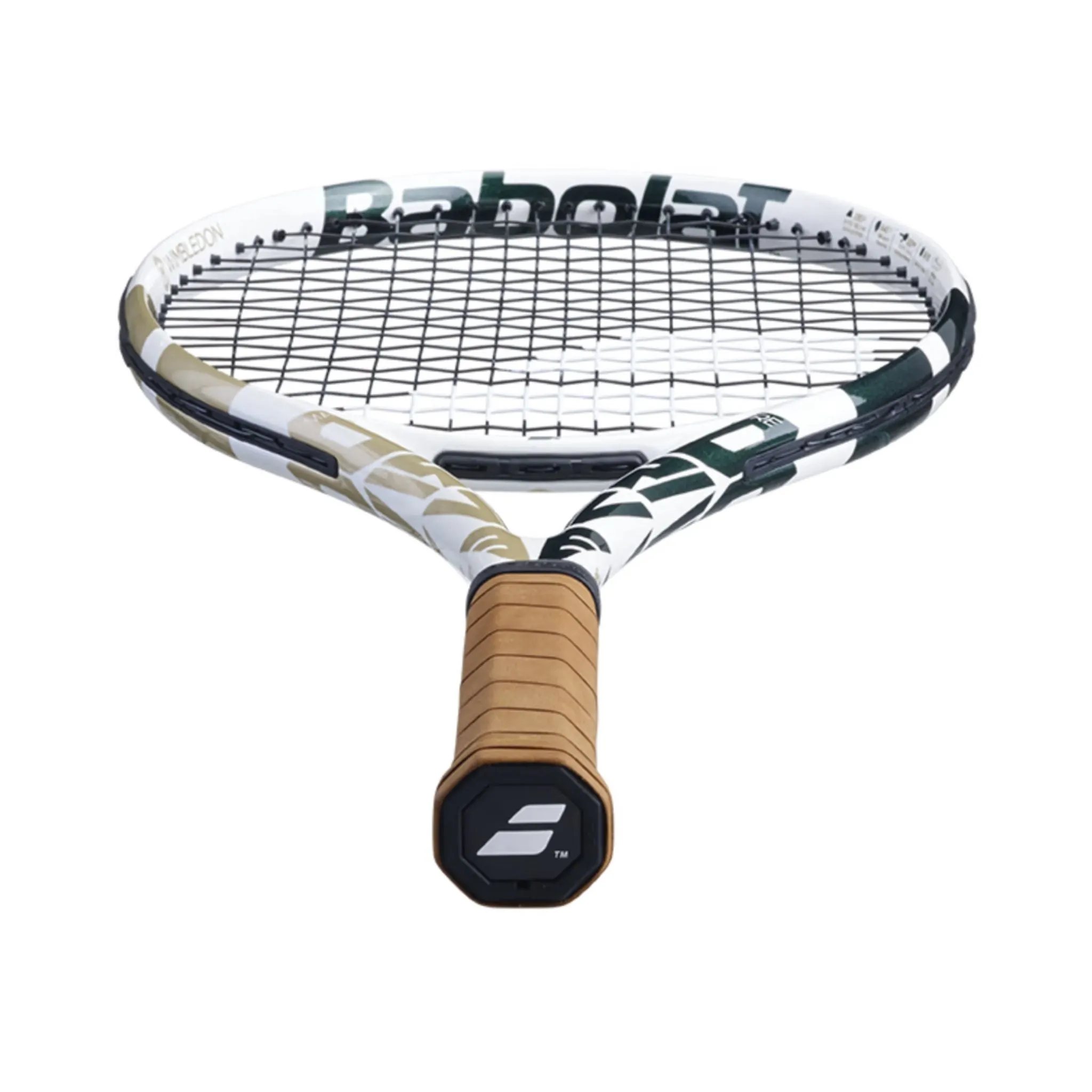 Babolat Pure Drive Team Wimbledon Unstrung Tennis Racquet [White/Gold]