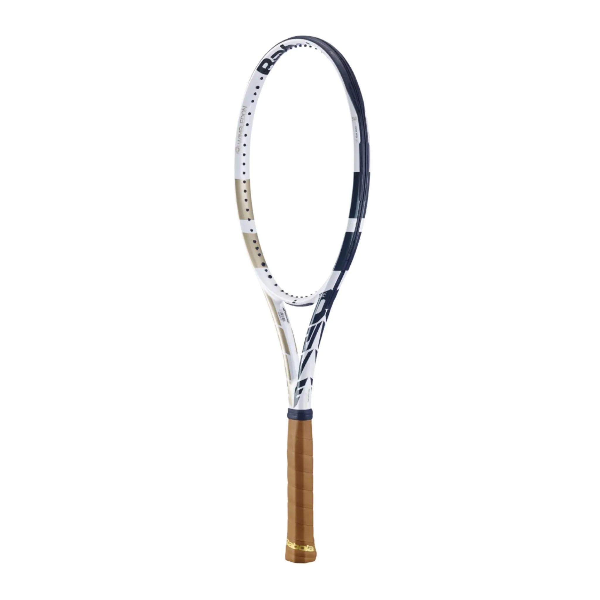 Babolat Pure Drive Team Wimbledon Unstrung Tennis Racquet [White/Gold]