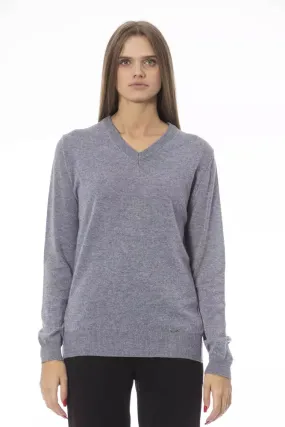 Baldinini Trend Gray Wool Women Women's Sweater