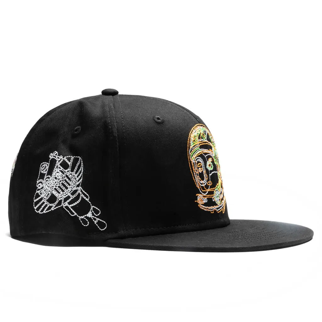 BB Overload Snapback Hat - Black