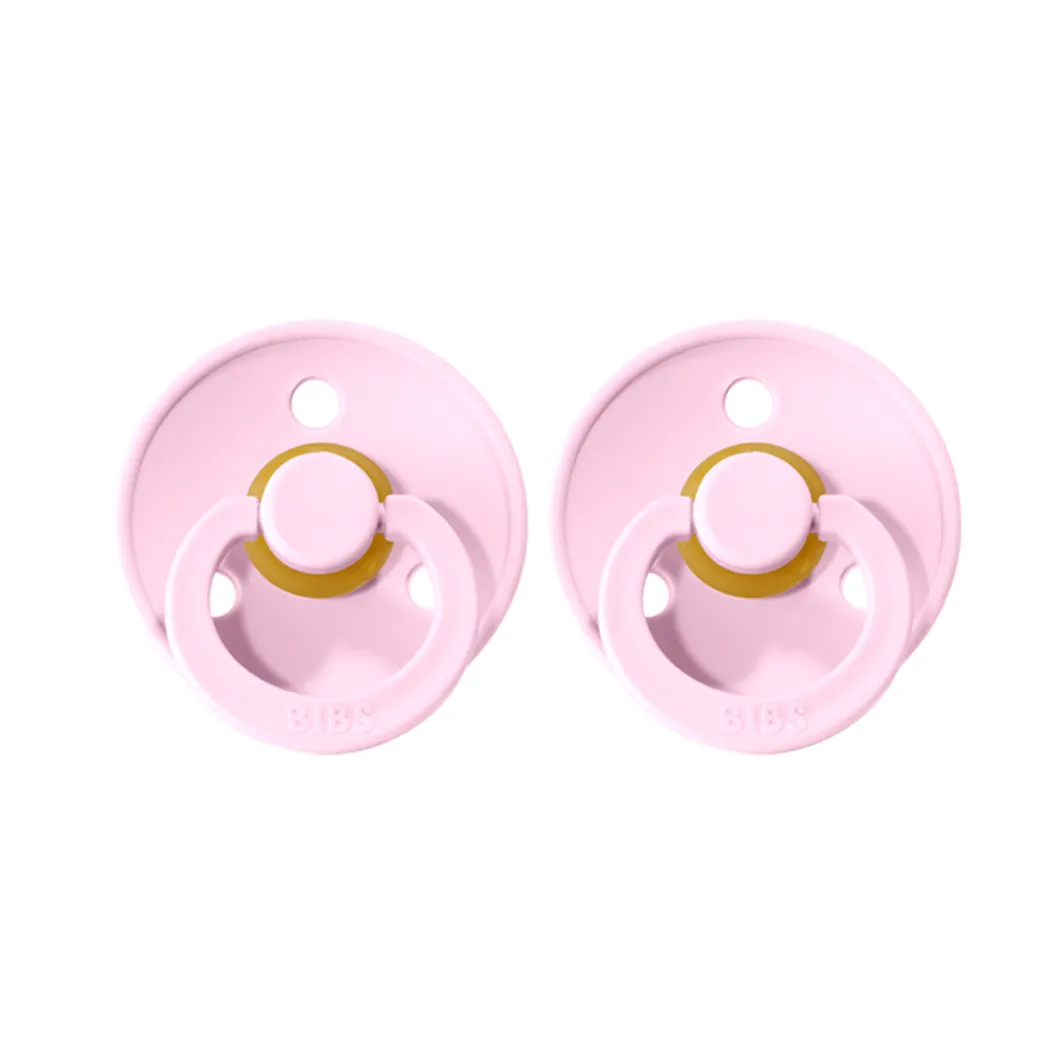 Bibs Colour Dummies - Baby Pink - (2 pack)