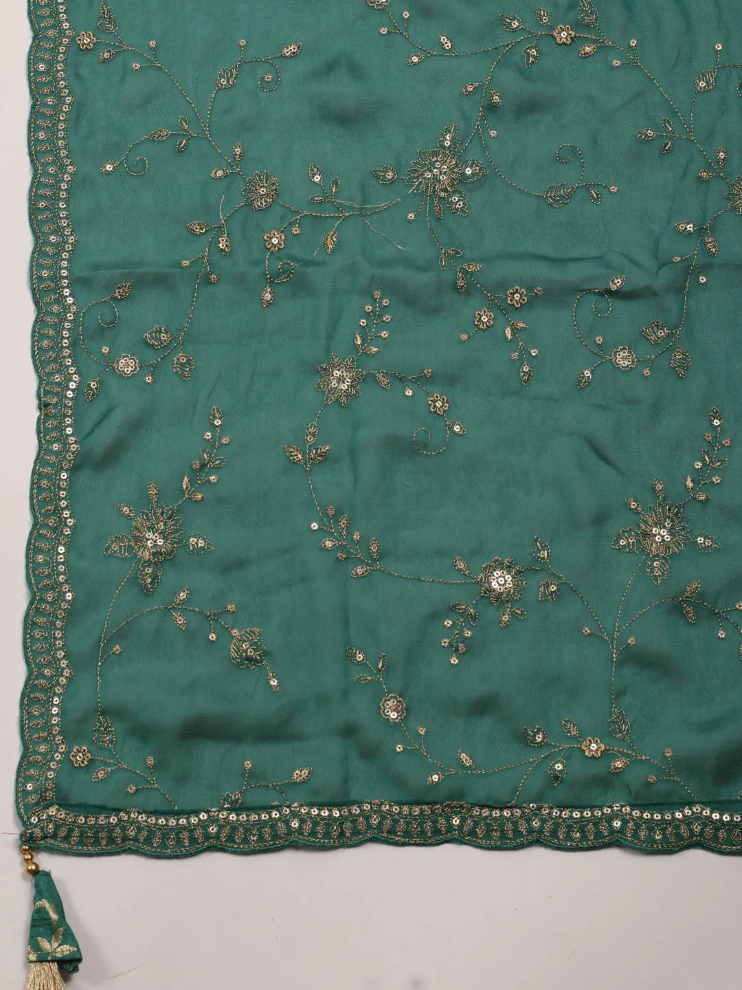 Booti Embroidered Handloom Unstitched Suit Piece With Dupatta