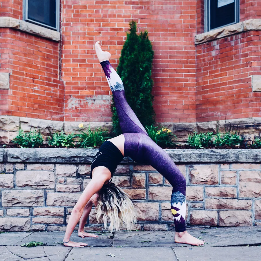 Burgundy Native Yoga Pants