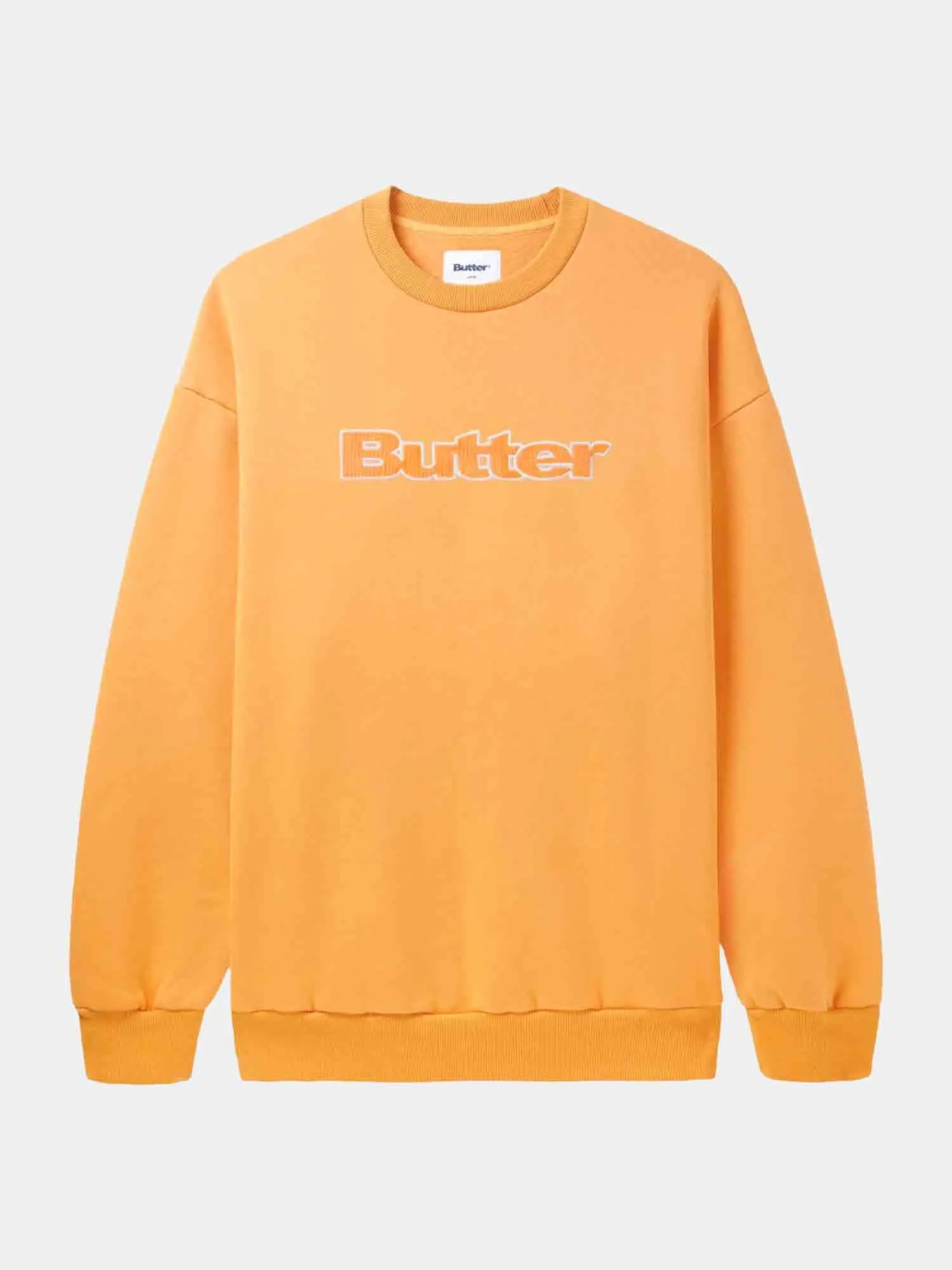 Butter Goods Cord Logo Crewneck - Sorbet