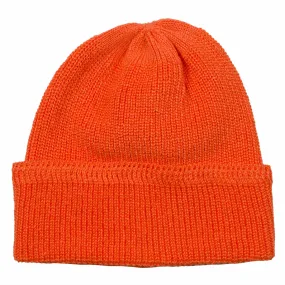 cableami - Linen Waffle Beanie - Neon Orange