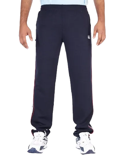 Cotton Blend - Navy Track Pants  - SAVONA-NAVY