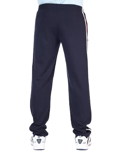 Cotton Blend - Navy Track Pants  - SAVONA-NAVY