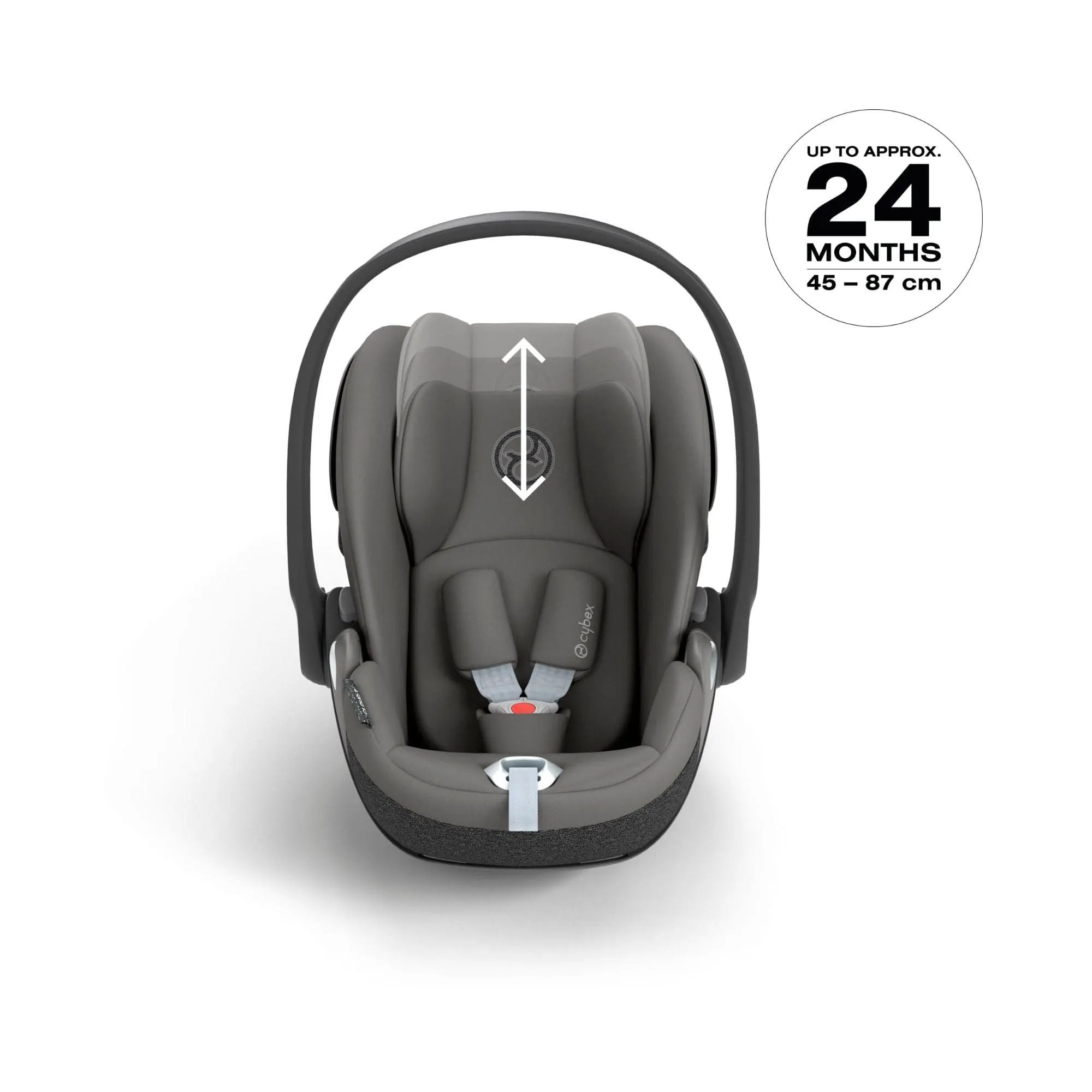 Cybex Cloud T i-Size Rotating Baby Car Seat - Mirage Grey