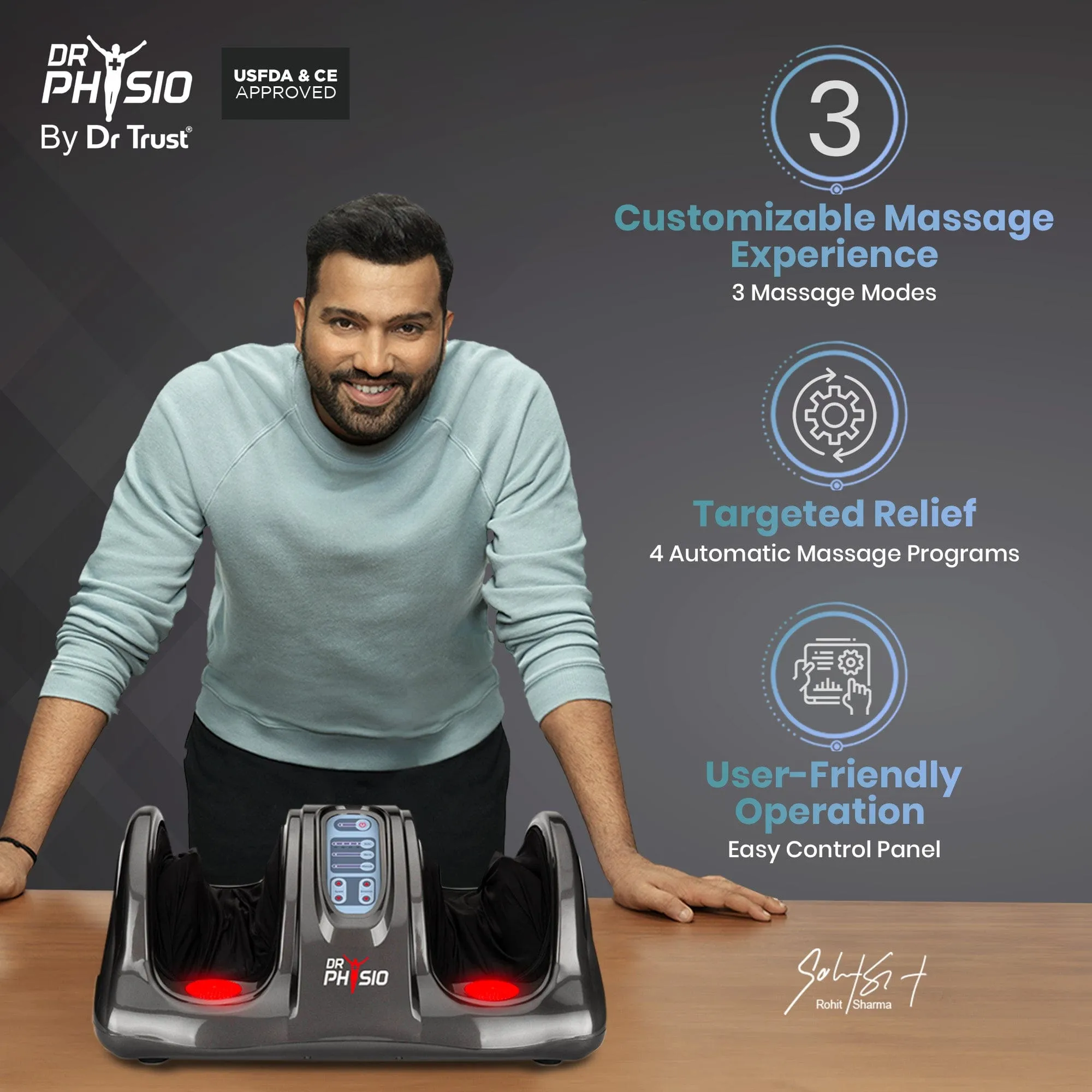 Dr Physio USA Foot and Calf Massager 1024