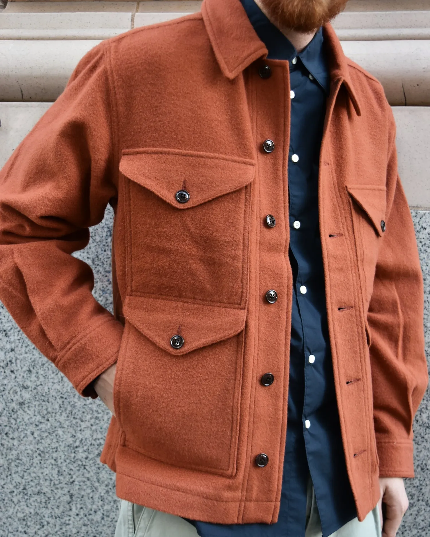 Eastlogue Orange Cruiser Jacket