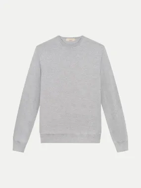 Extrafine Merino Crew Neck Sweater Light Grey