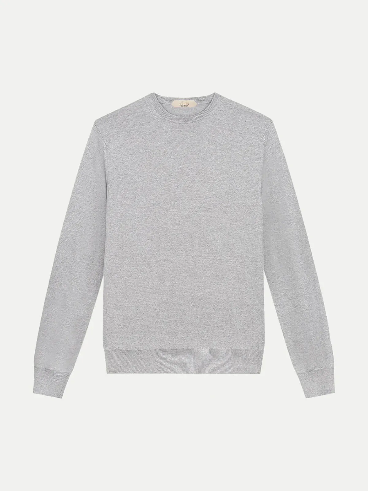 Extrafine Merino Crew Neck Sweater Light Grey