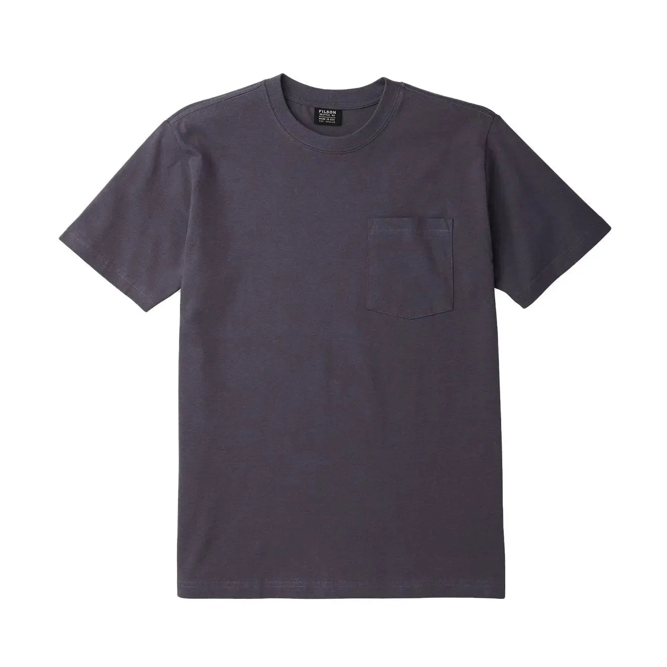 Filson Outfitter Solid One Pocket T-Shirt Ink Blue