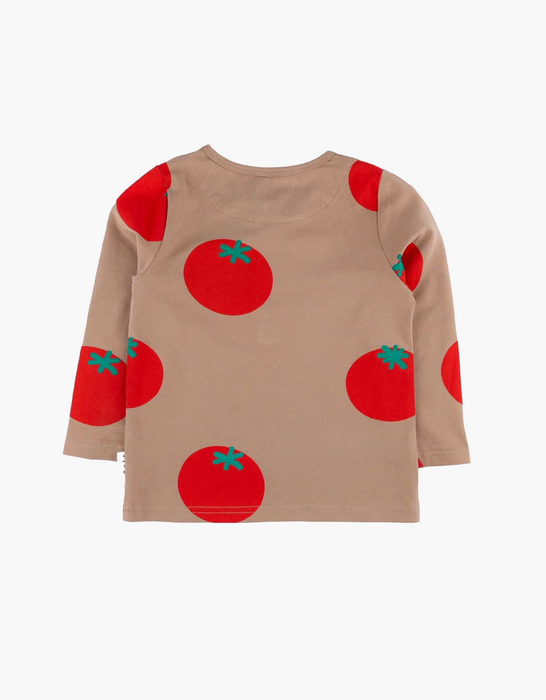 Garden Tomato Henley - Tomato Print