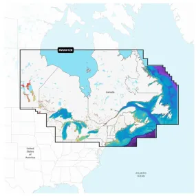 Garmin Navionics Vision  NVUS012R Canada, East  Great Lakes [010-C1484-00]