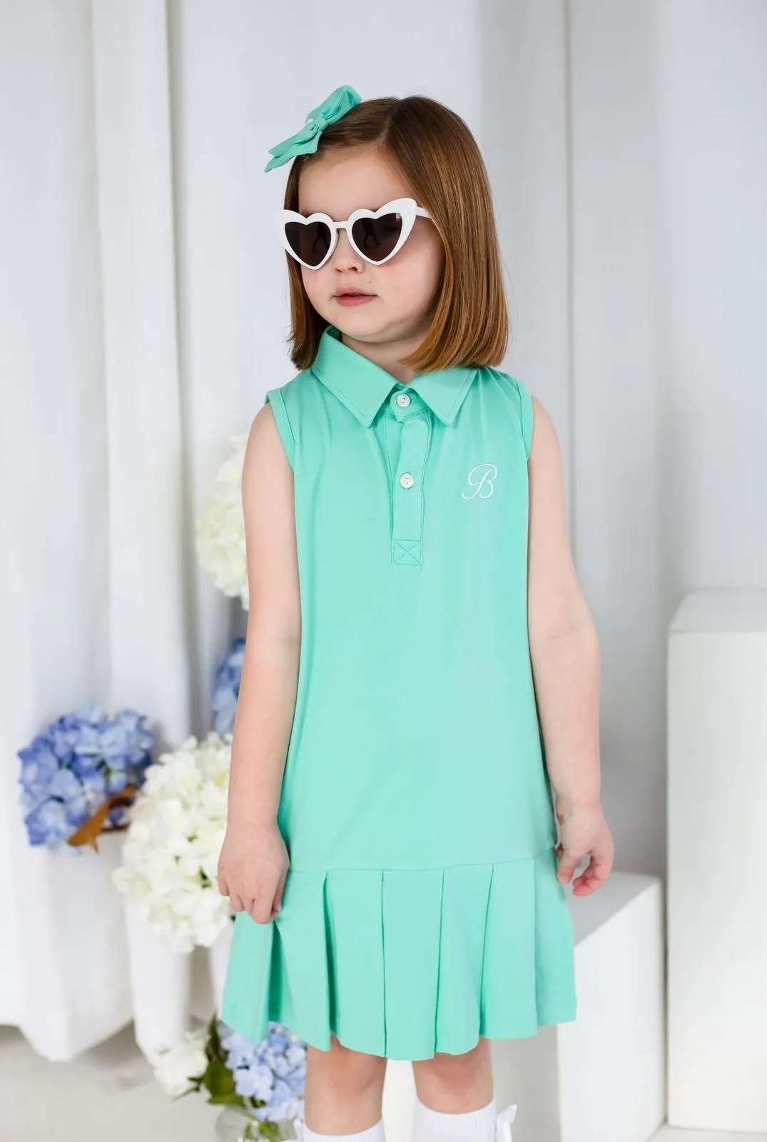 Girls Mint Tennis Dress