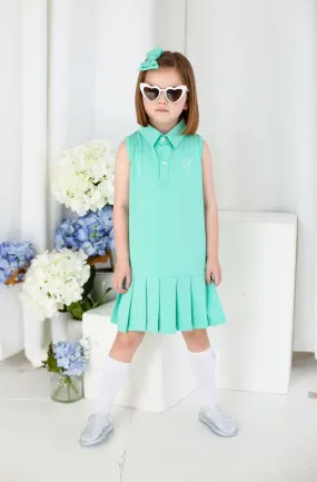 Girls Mint Tennis Dress