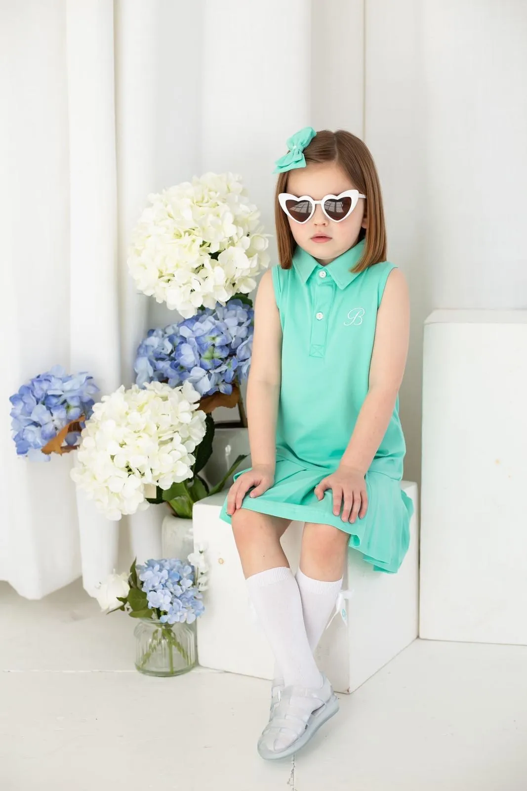 Girls Mint Tennis Dress