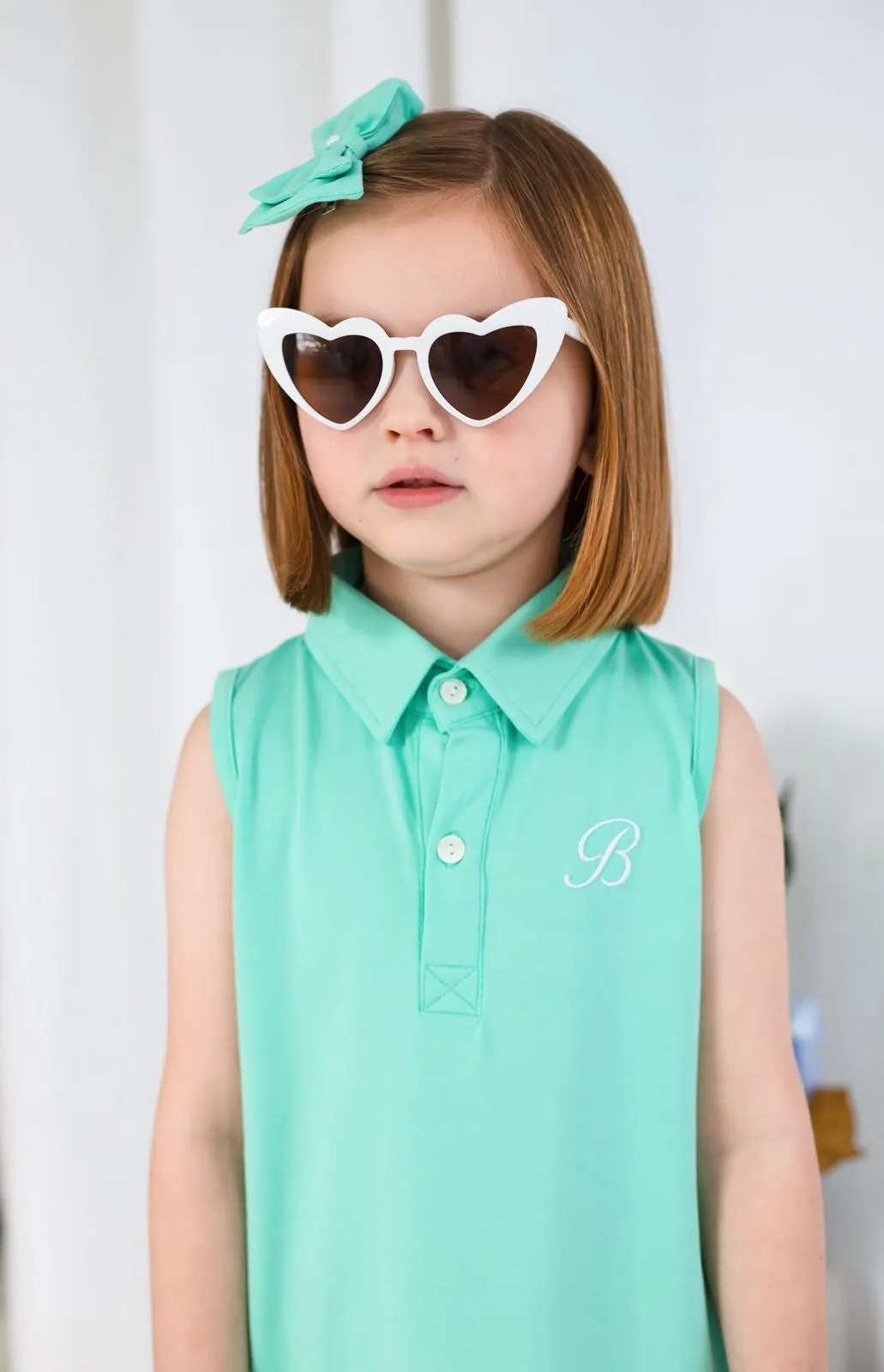 Girls Mint Tennis Dress