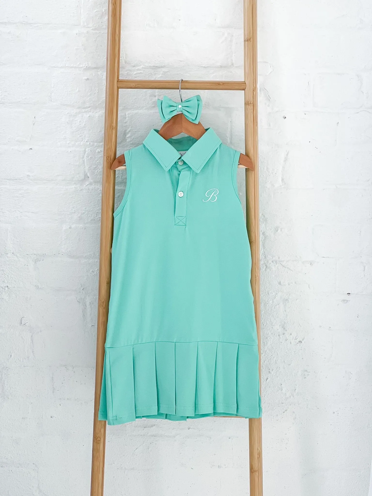 Girls Mint Tennis Dress