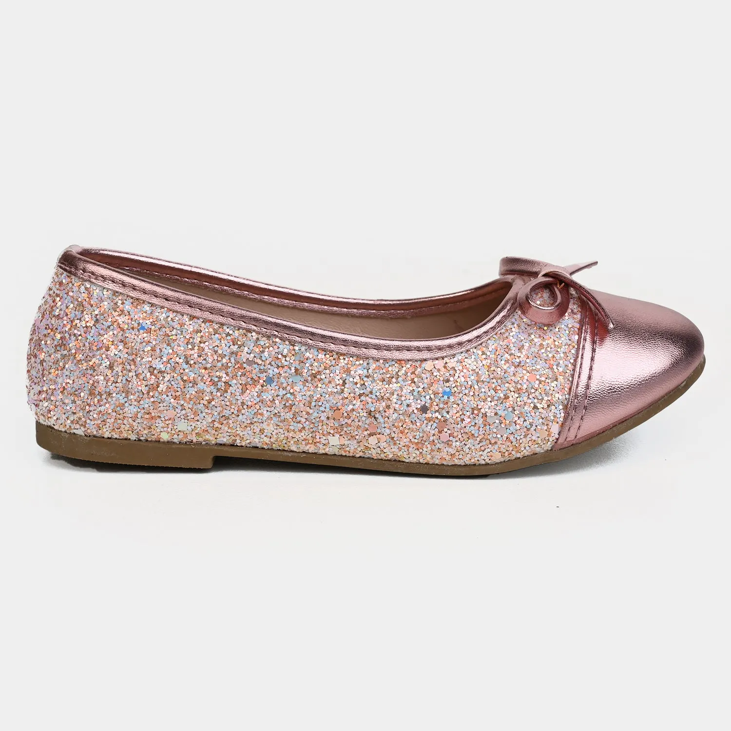 Girls Pumps 80-35-Champagne