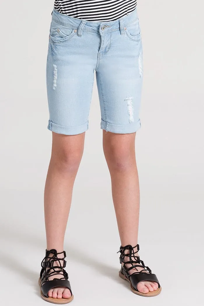 Girls WannaBettaFit Cuffed Bermuda Shorts