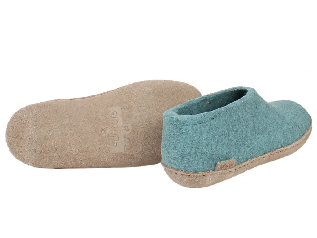 Glerups Closed Slippers Sea Blue