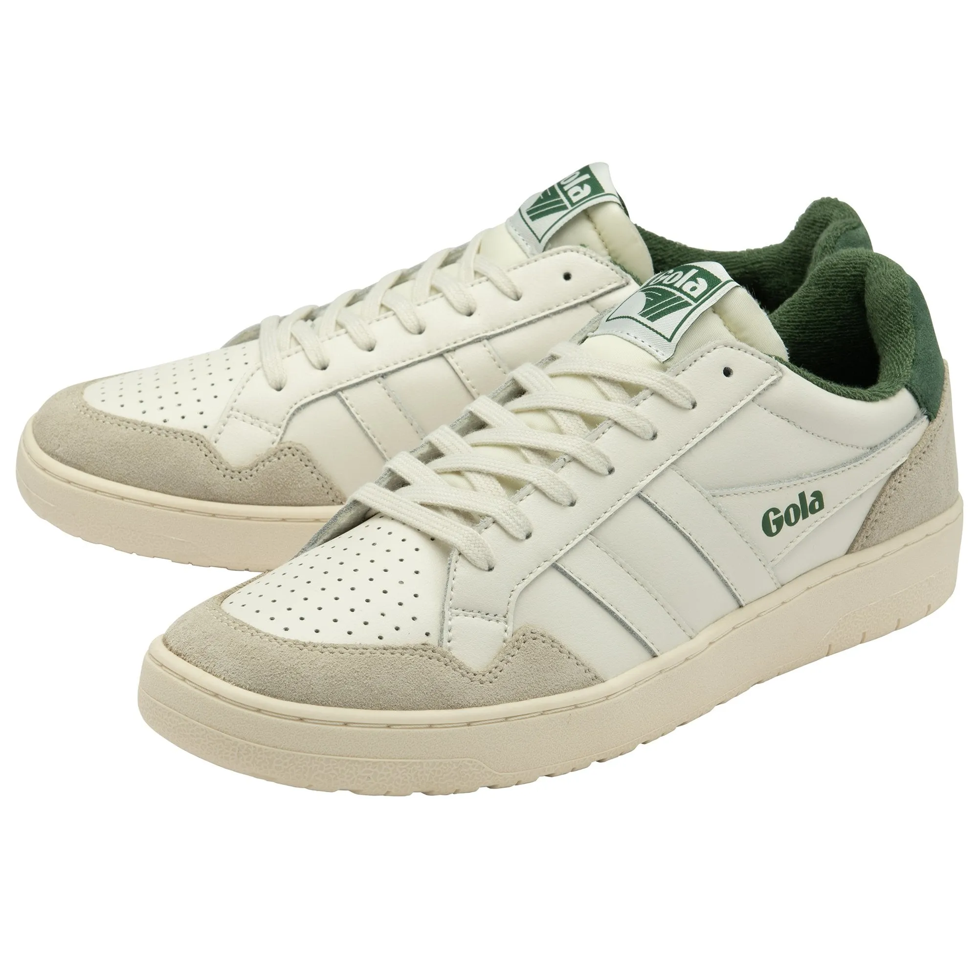 GOLA EAGLE Blanc Vert Sneakers Baskets adulte