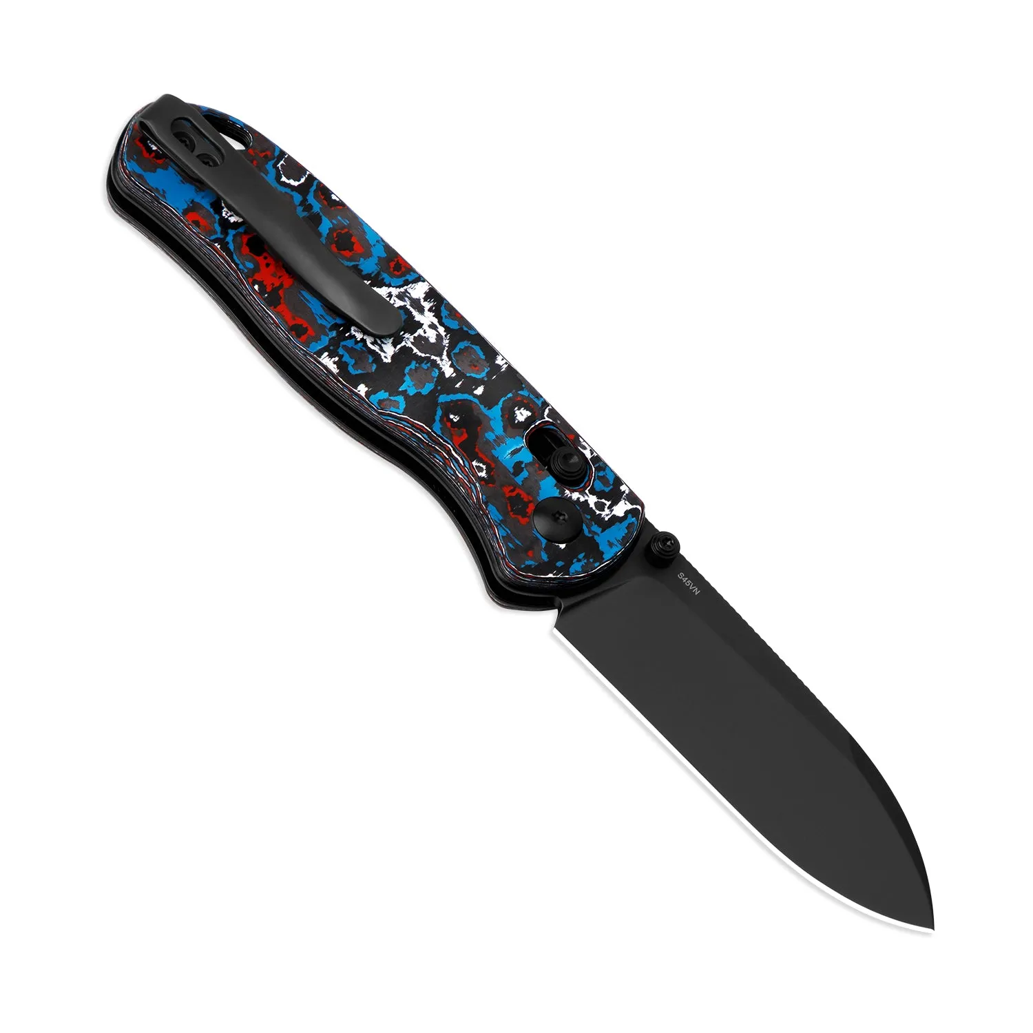 Kizer Drop Bear S45VN Blade Clutch Lock Fatcarbon Handle Ki3619A5 (2.97 DLC)