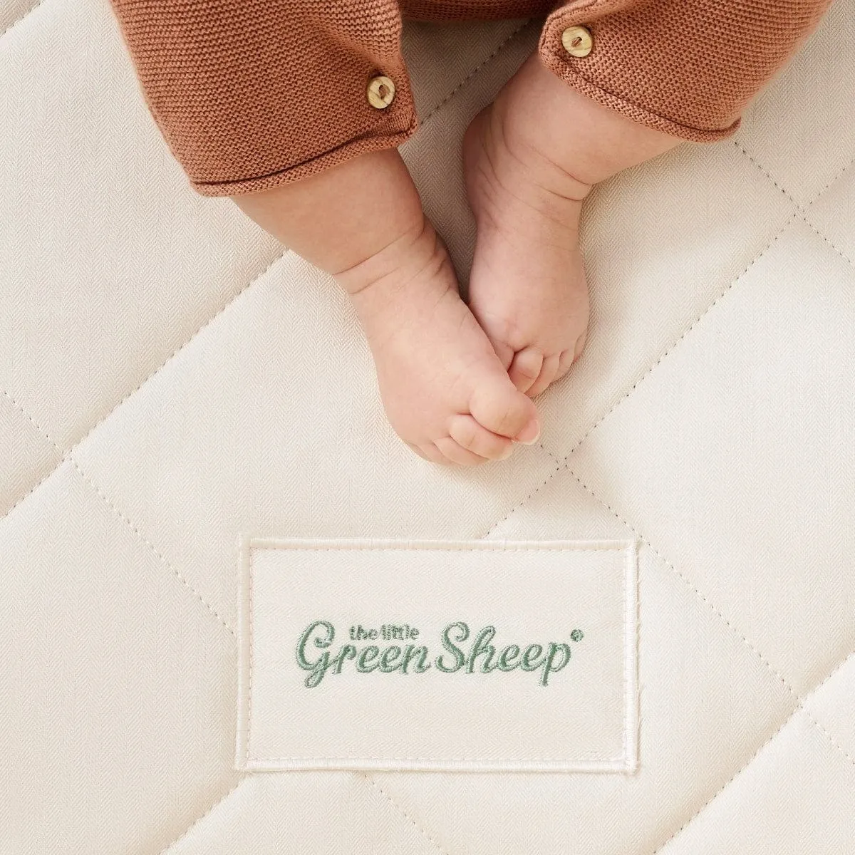 Little Green Sheep Natural Crib Mattress to fit Next to Me Crib - 50x83cm