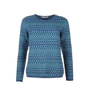 Mansted Blue Boldo Knit