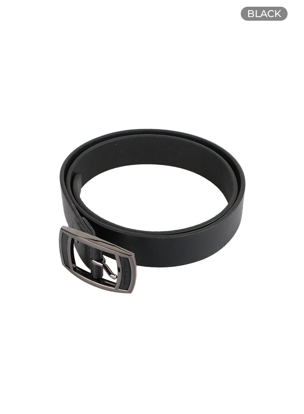 Men's Vintage Buckle Faux Leather Belt IA401