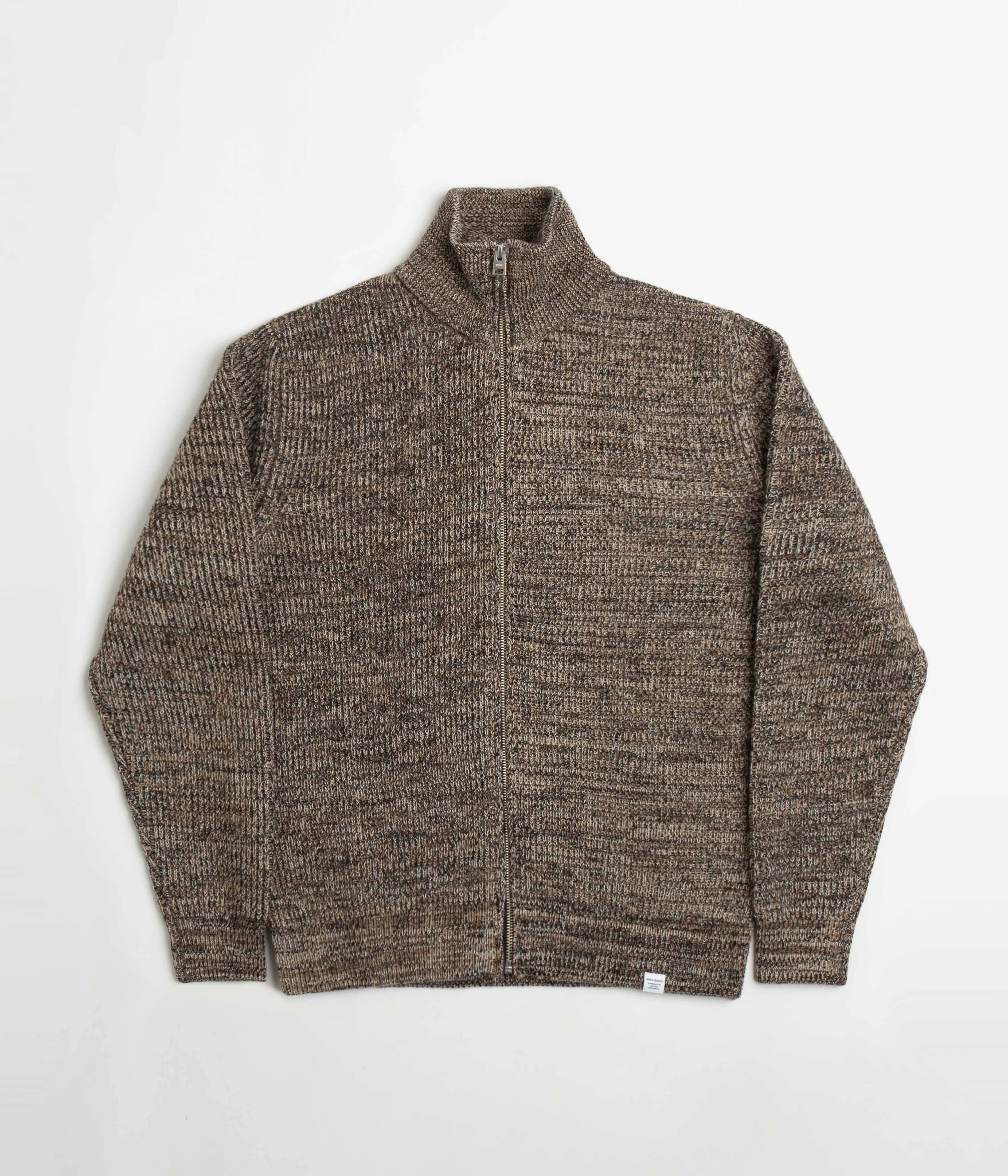 Norse Projects Hagen Full Zip Jacket - Camel