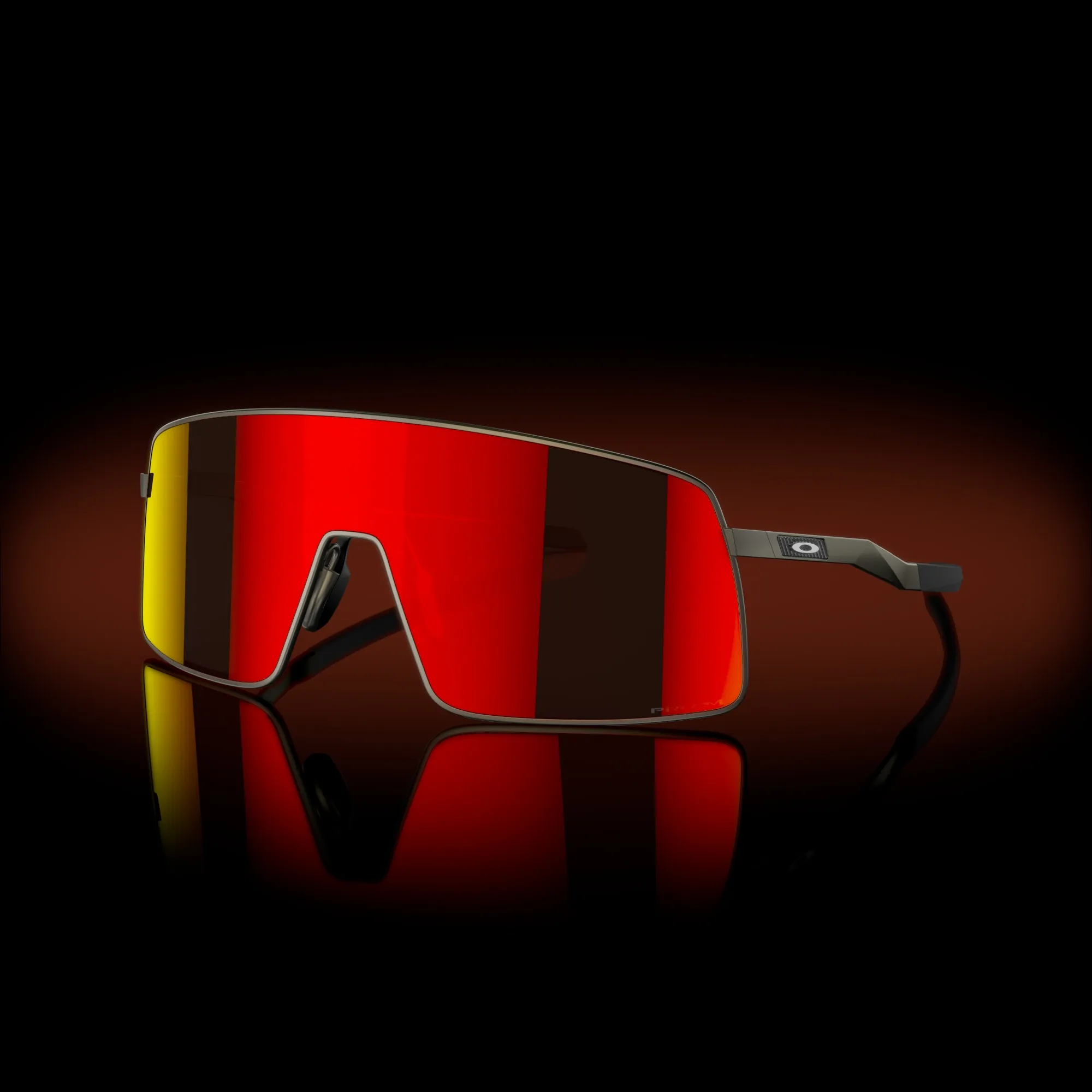 Oakley Sutro TI Prizm Ruby Lenses Satin Carbon Frame