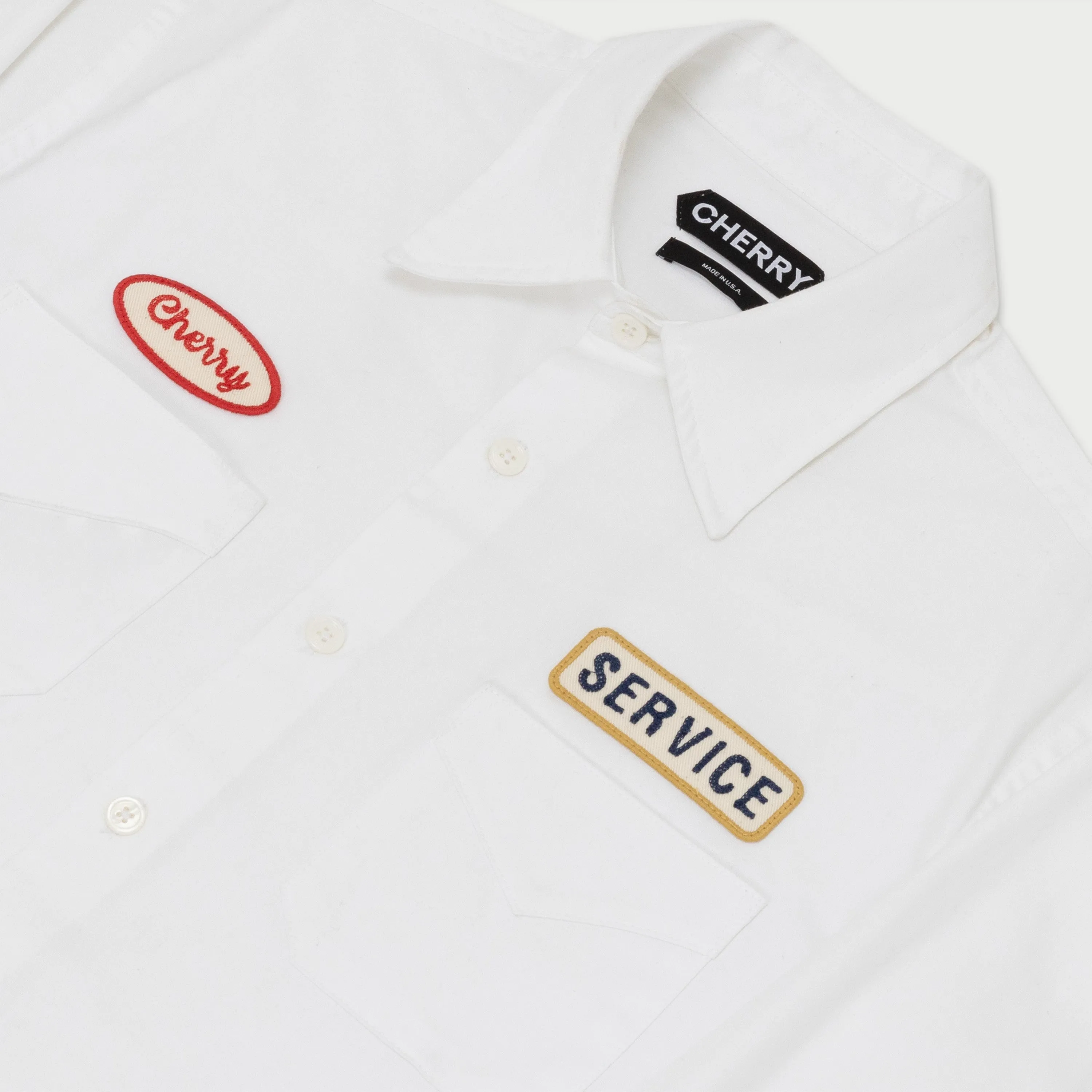 Poplin Mechanic Shirt (White)