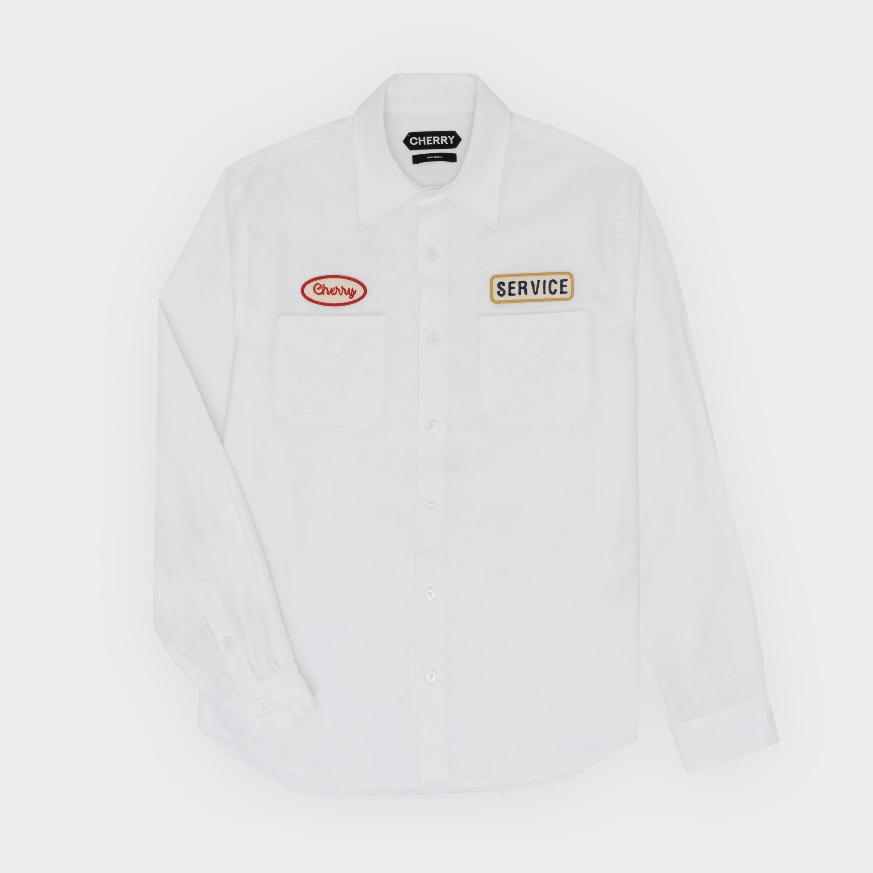 Poplin Mechanic Shirt (White)