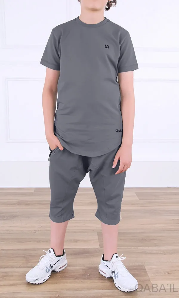 QL Nautik Set Boys in Dark Grey