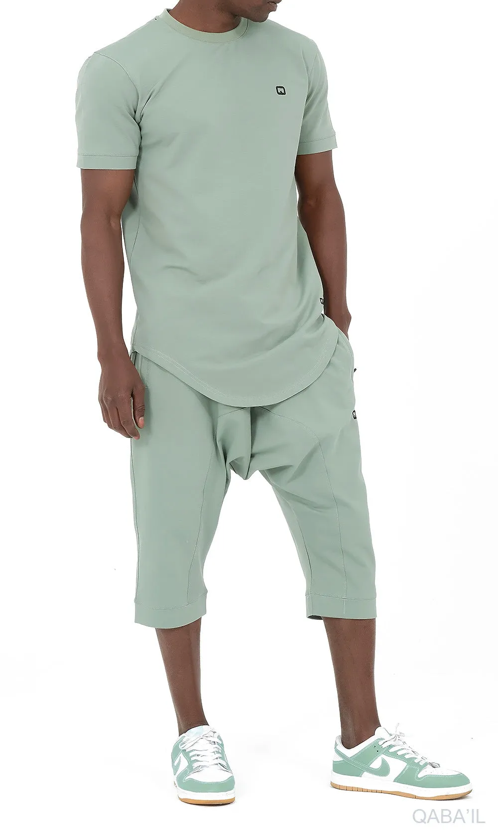 QL Relaxed Fit Nautik Set in Almond Green