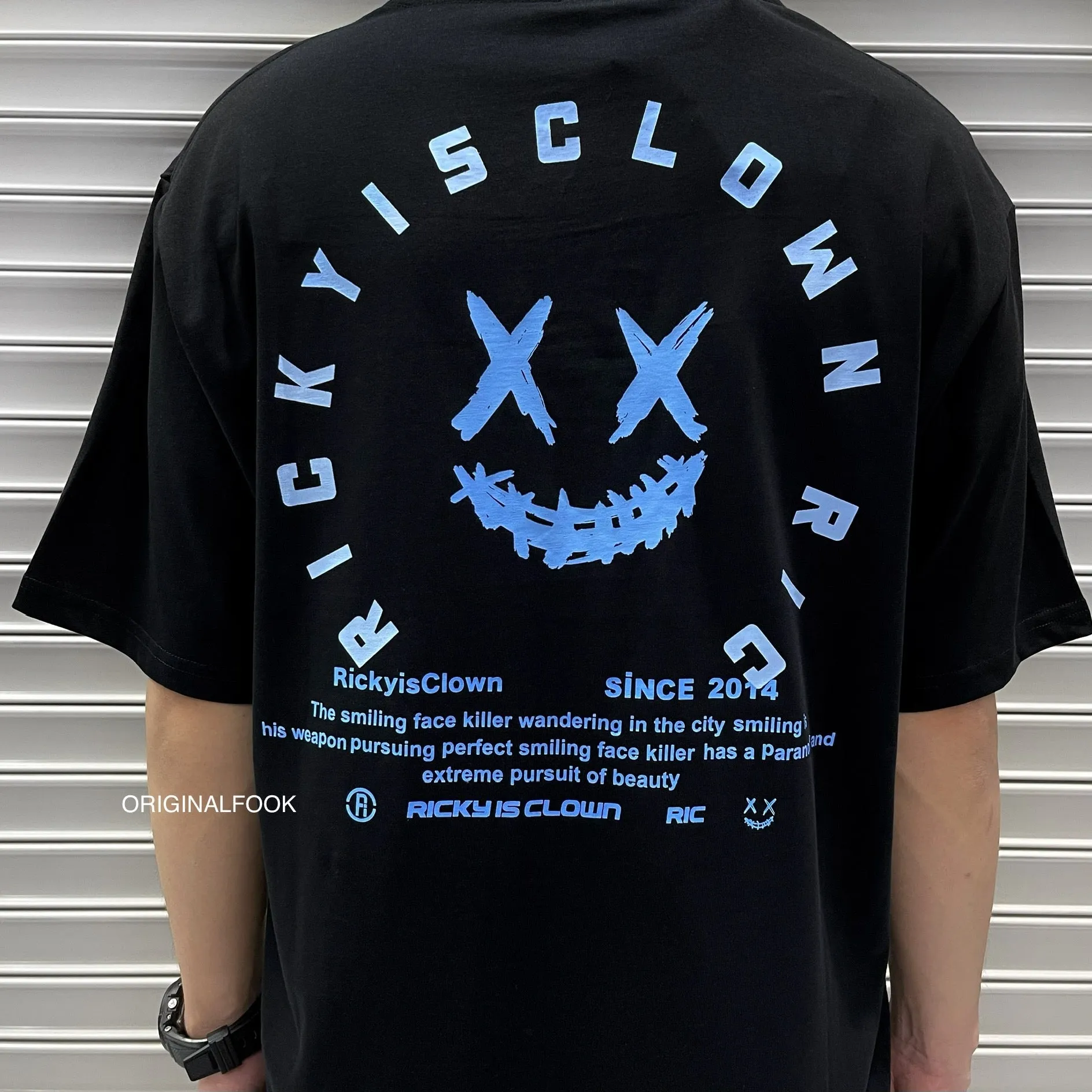 Rickyisclown [RIC] Embroidered Angel Wings Pocket Tee Black [R9210508f-GGGG]