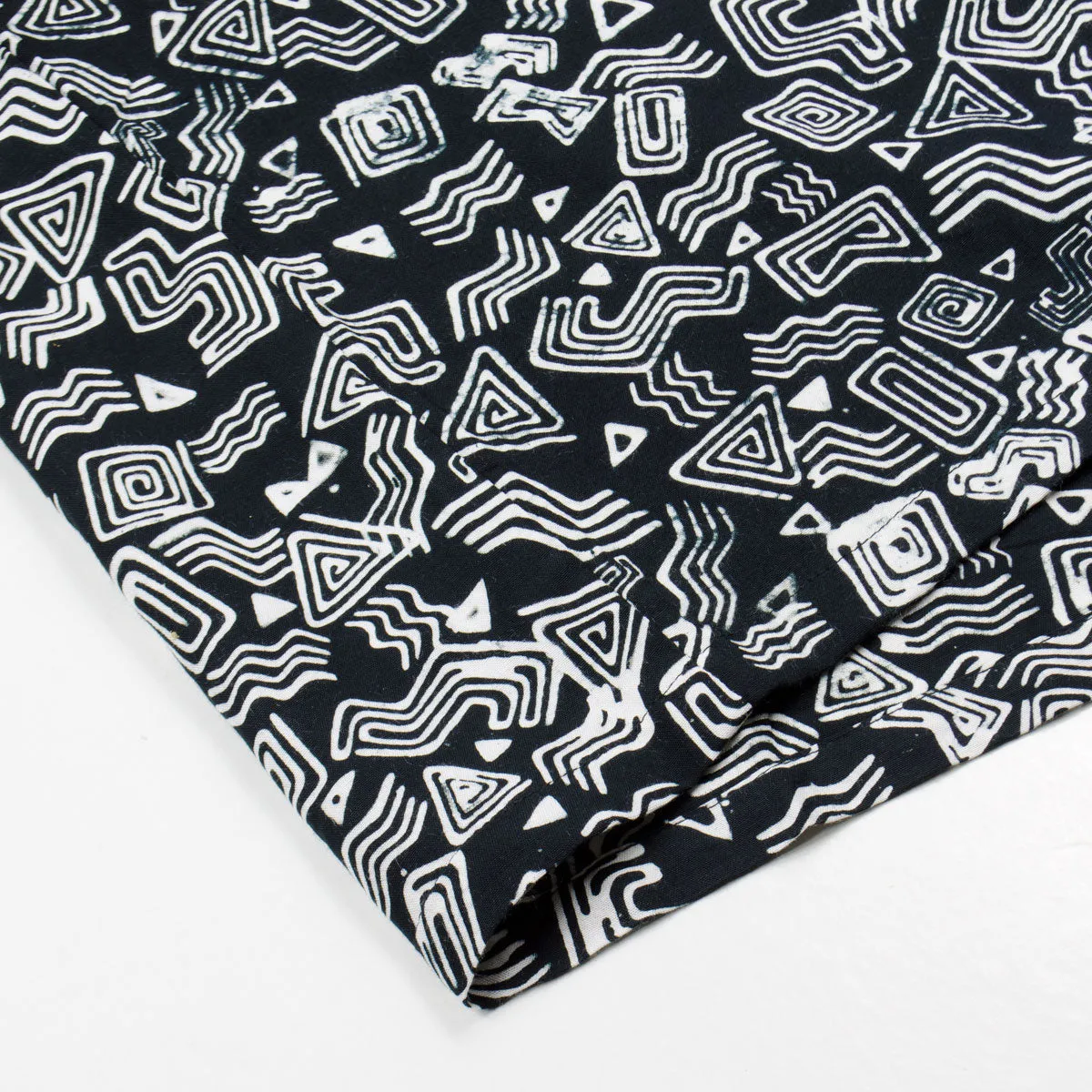 Stan Ray - Short-Sleeved Shirt - Tom Tom Batik Black