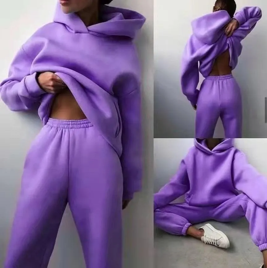 Two-Piece Hoodie Tracksuit