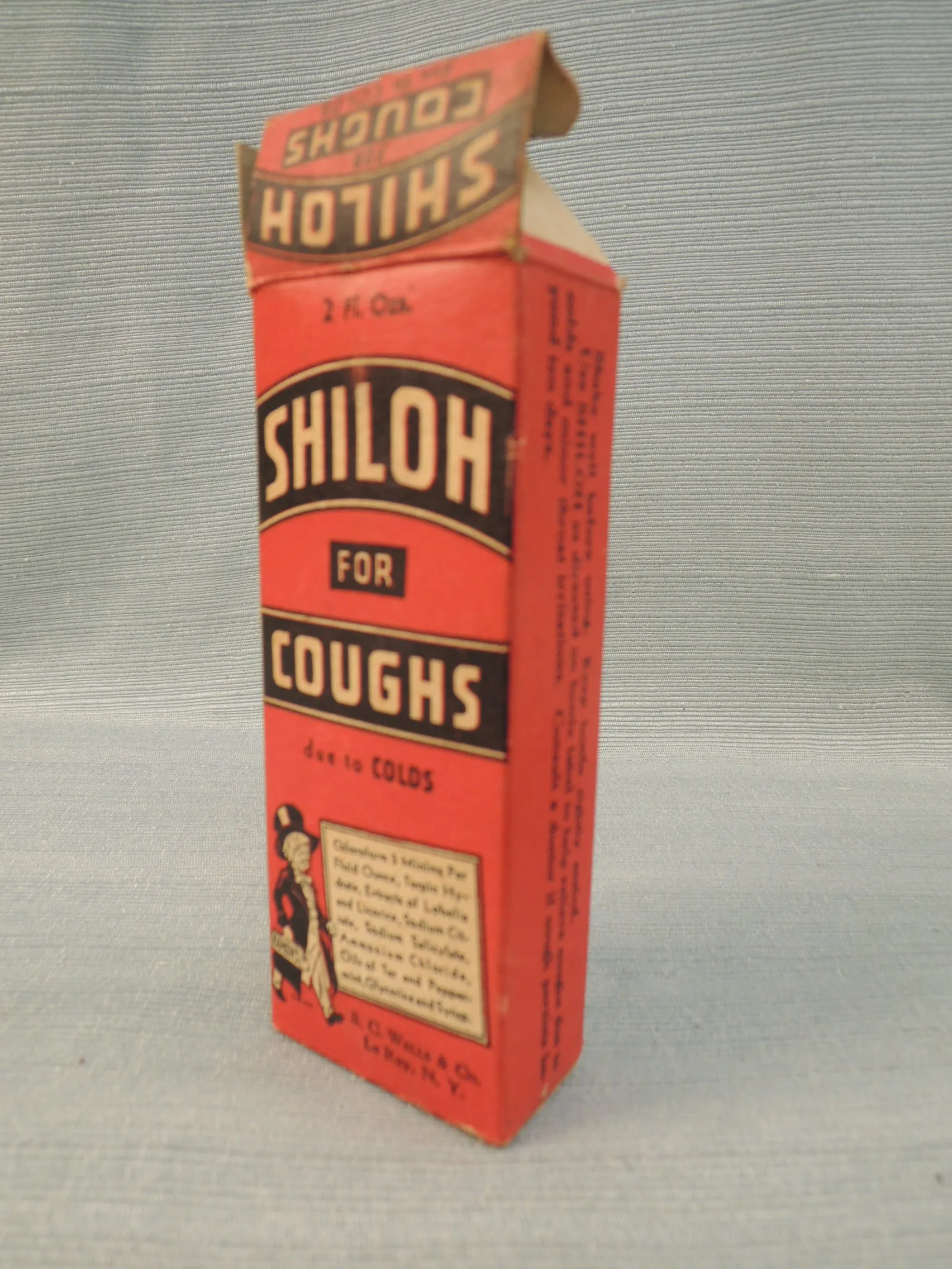 Vintage Patent Medicine - Shiloh for Coughs - Good Vintage Condition