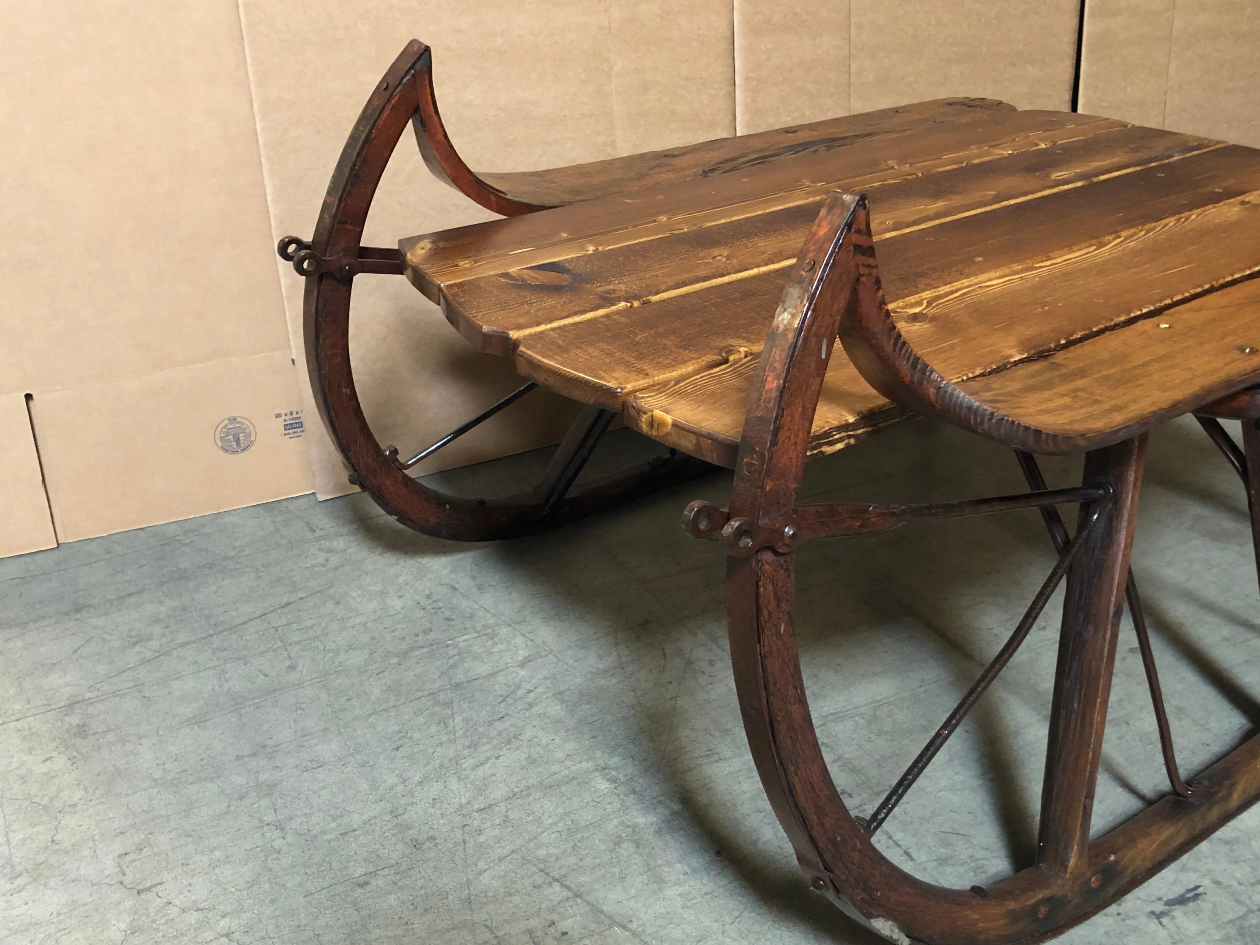 Vintage Sleigh Table