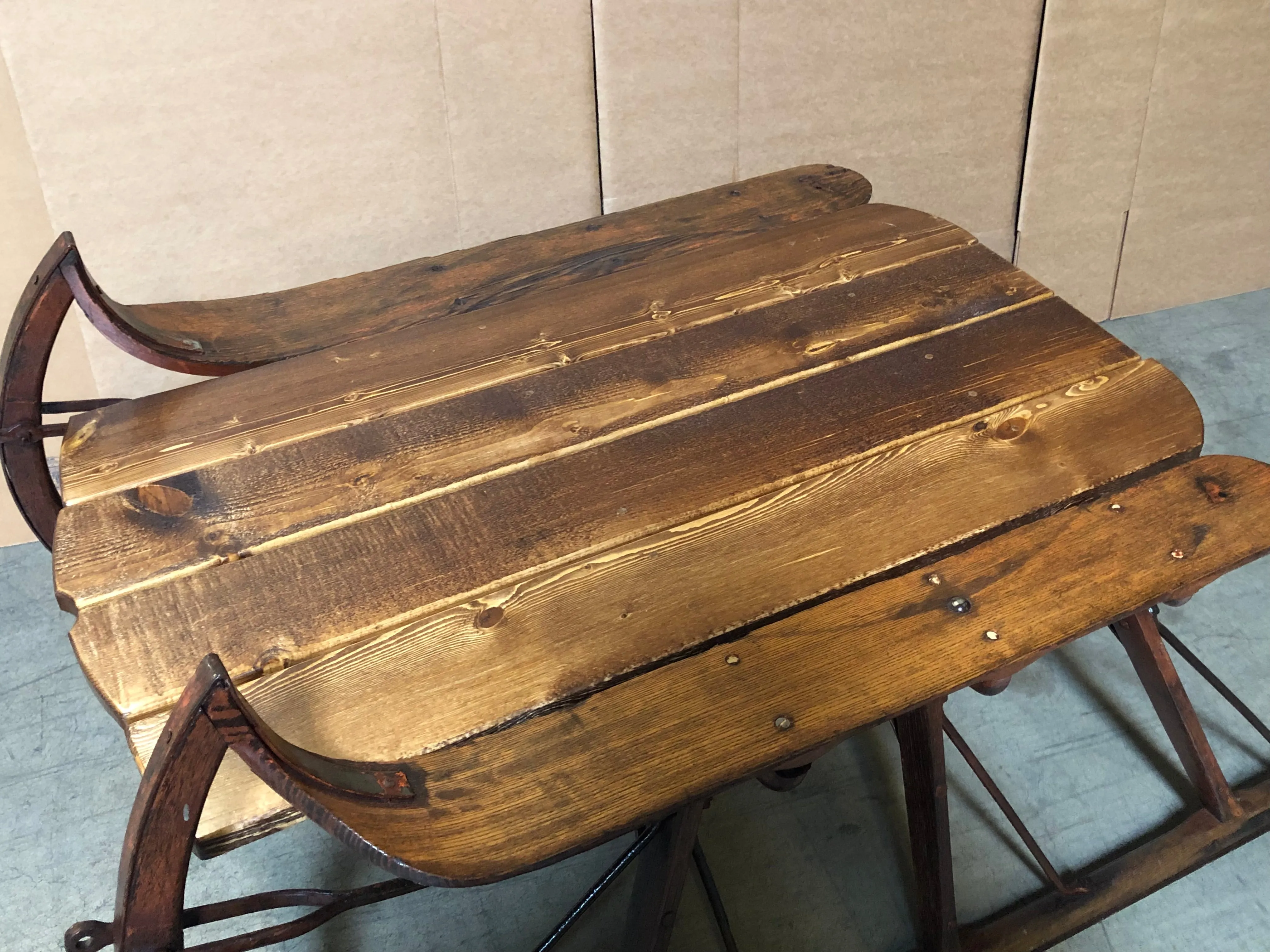 Vintage Sleigh Table